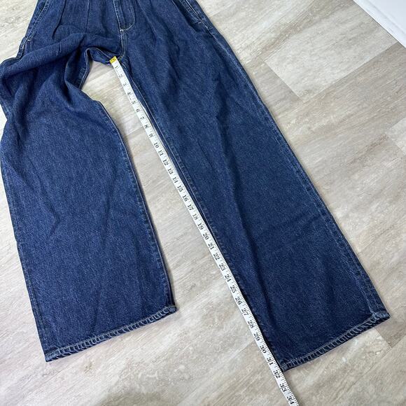 Citizens of Humanity Petra Pleated Wide Leg Jeans in Eden  Size 23 - Picture 3 of 11